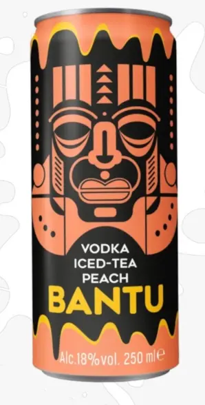 Bantu Vodka Iced-Tea Peach 18% 250ml