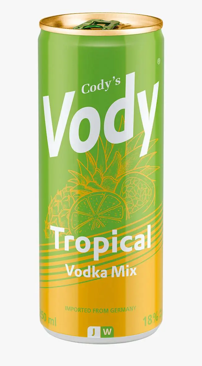 Cody's Vody Tropical Vodka Mix 18% 250ml